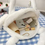 Kawaii-Sanrio-Plush-Cinnamoroll-Melody-Kuromi-Women-Tote-Handbags-Shoulder-Bags-Fashion-Female-Messenger-Bags-Purses-3