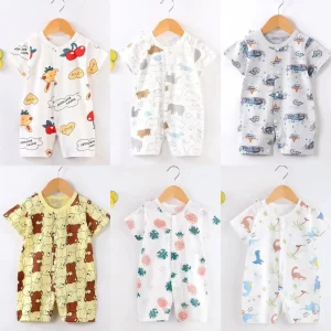 Newborn-Baby-Girl-Cute-Animal-Short-Sleeves-Jumpsuit-Thin-Comfortable-Cotton-Bodysuit-One-Piece-Boy-Summer
