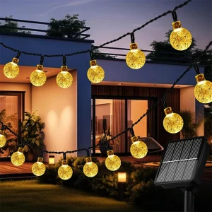Solar-String-Lights-Outdoor-Crystal-Fairy-Light-Chritmas-Garland-8-Modes-Waterproof-Patio-Light-for-Garden Solar-String-Lights-Outdoor-Crystal-Fairy-Light-Chritmas-Garland-8-Modes-Waterproof-Patio-Light-for-Garden
